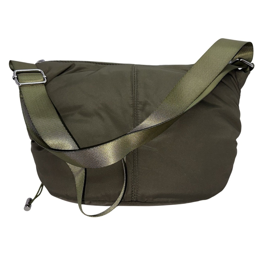 Wild Fable lightweight half moon crossbody bag‎ Olive Green NWT